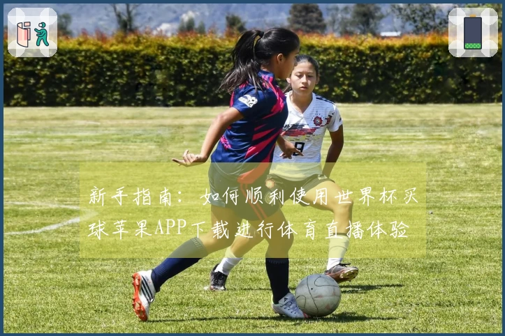 新手指南：如何顺利使用世界杯买球苹果APP下载进行体育直播体验